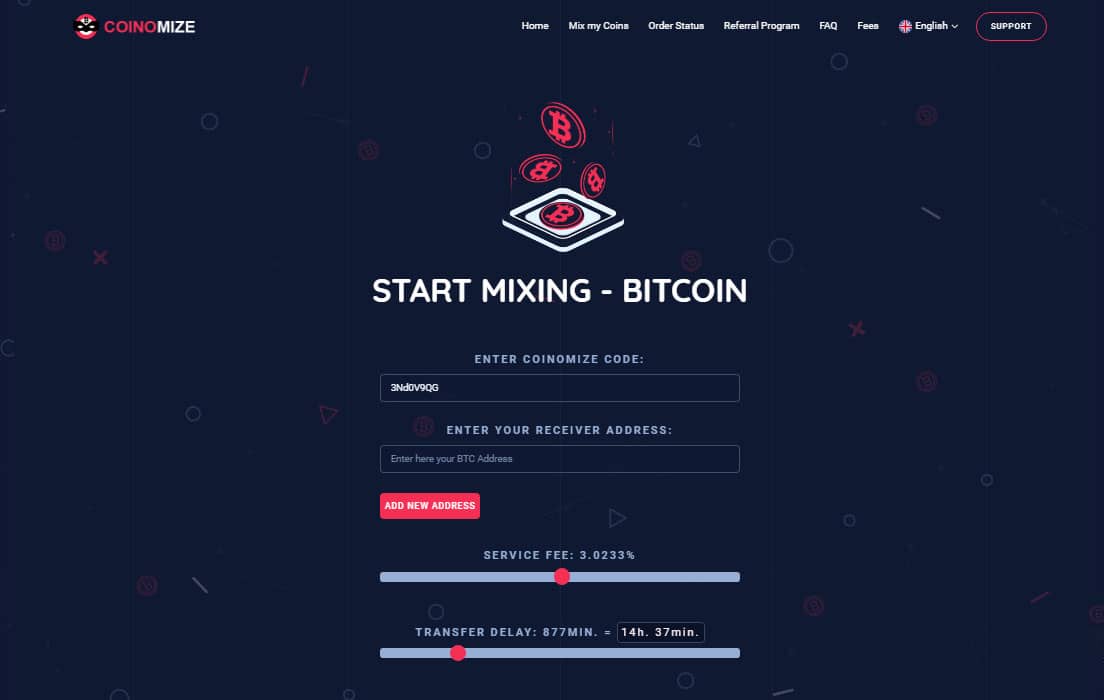 Inizia a mescolare i Bitcoins con Coinomize